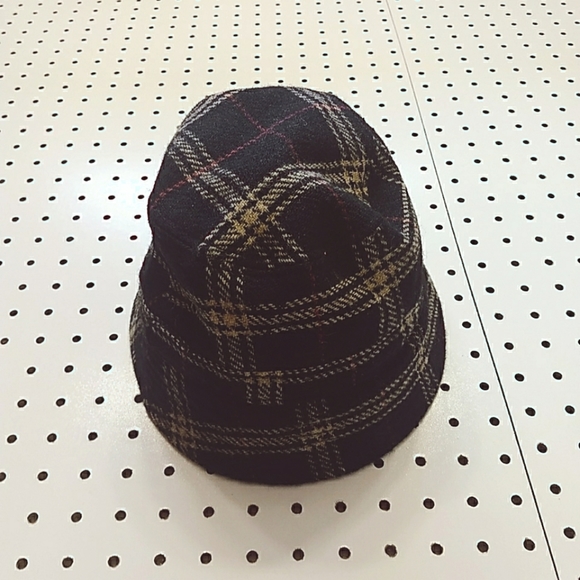 J. Crew Accessories - J. Crew Wool Bucket Hat, Black, Tan and Red